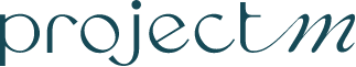 Project M wordmark logo, herbal perimenopause supplement brand